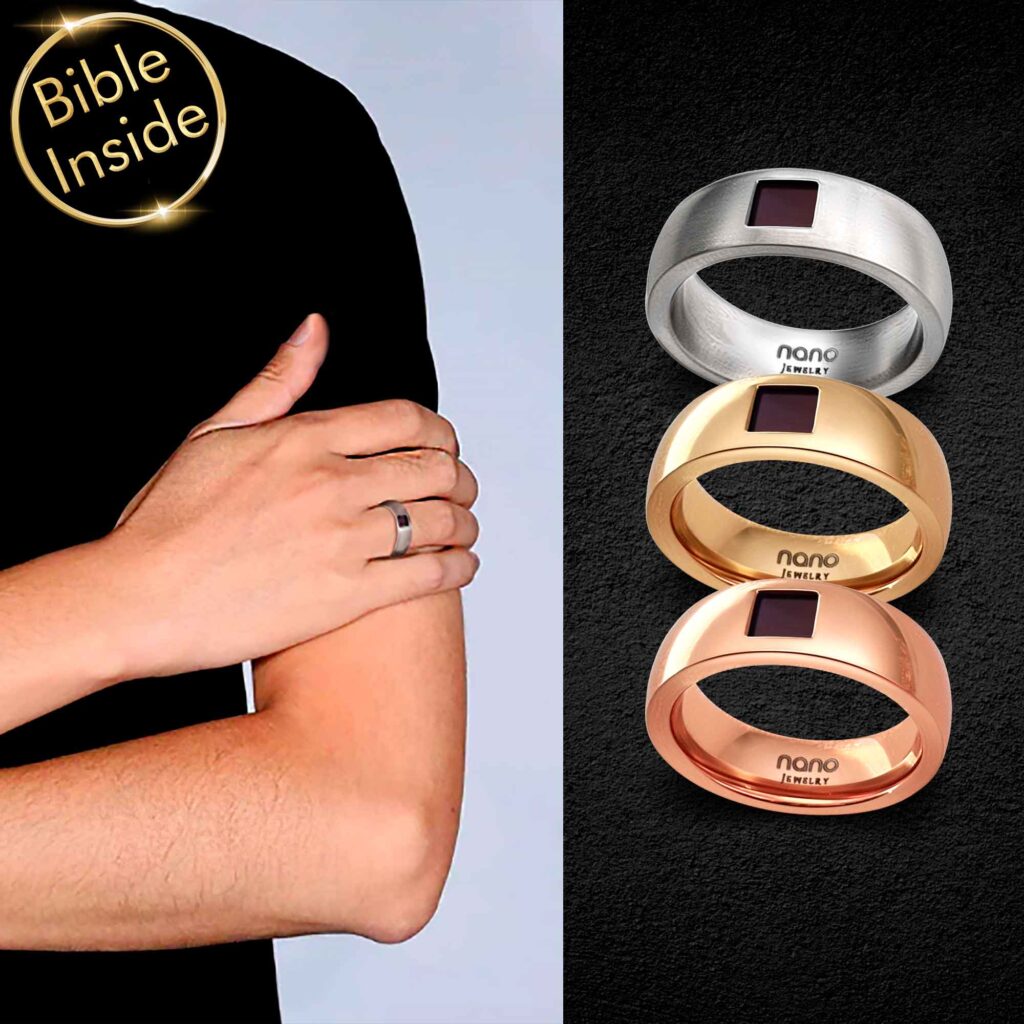 Modern Guy's Biblical Ring Collection featuring Executive Designs from My Nano Jewelry